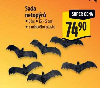 Sada netopýrů, 6 ks