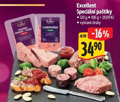 Excellent Speciální paštiky, 120 g