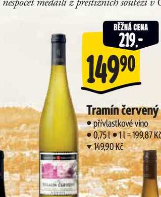   Tramín červený 0,75 l
