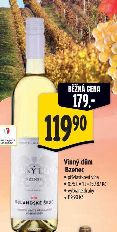   Vinný dům Bzenec  0,75 l