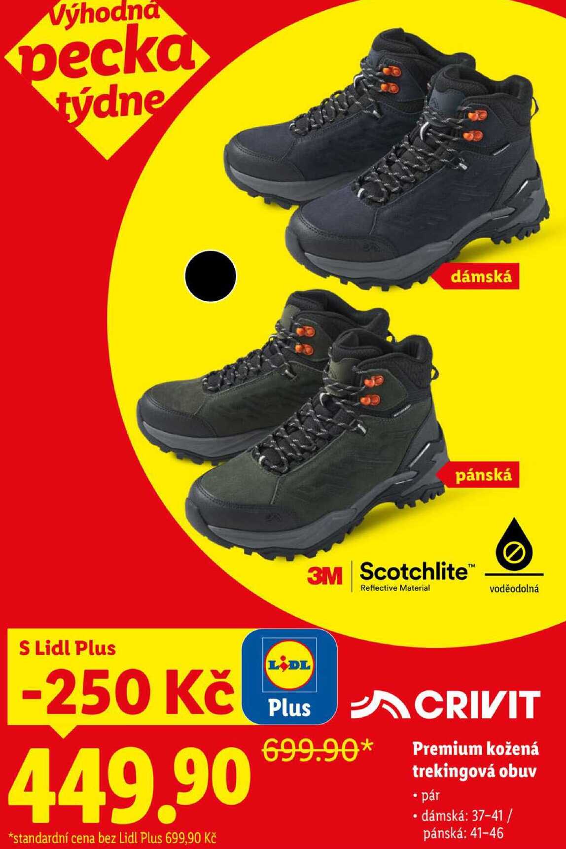 Premium kožená trekingová obuv 