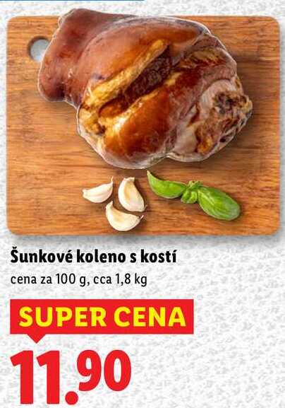 Šunkové koleno s kostí, cena za 100 g