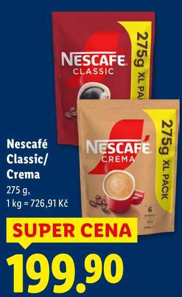 Nescafé Classic/Crema, 275 g