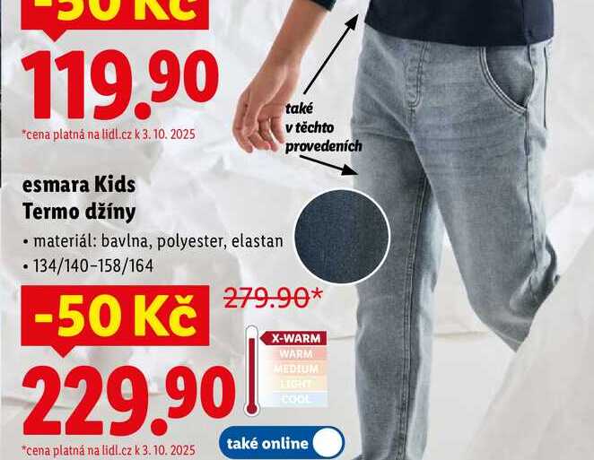 esmara Kids Termo džíny