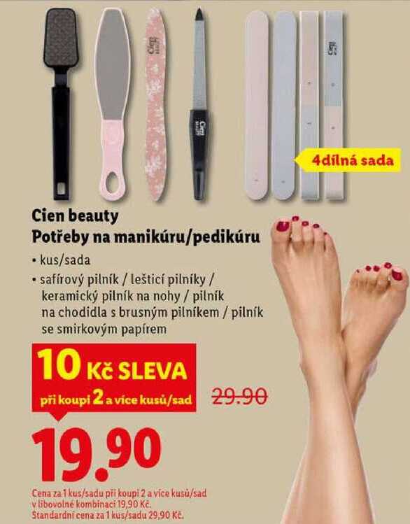 Cien beauty Potřeby na manikúru/pedikúru 