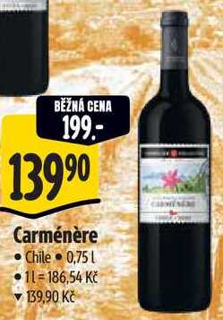 Carménère, 0,75 l