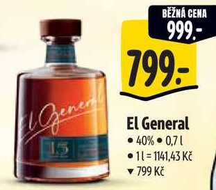 El General, 0,7 l