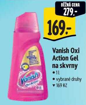 Vanish Oxi Action Gel na skvrny, 1 l