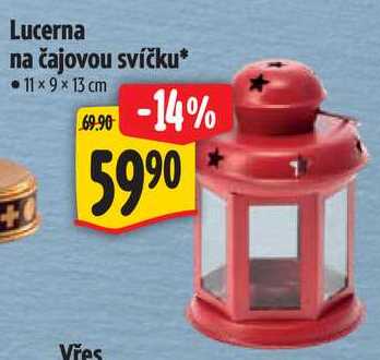 Lucerna na čajovou svíčku