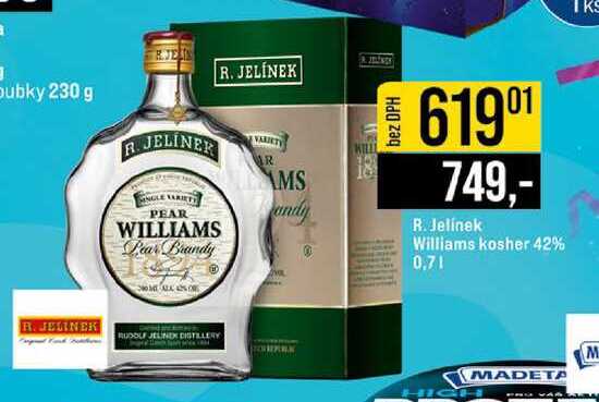 R. Jelínek Williams kosher 42% 0,7 l