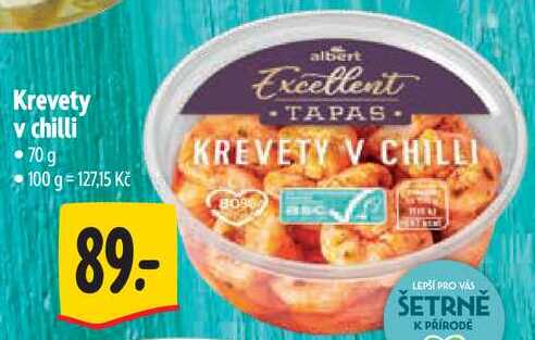 Krevety v chilli, 70 g 