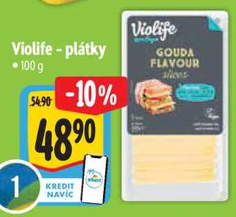 Violife - plátky, 100 g