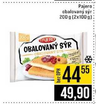 Pajero obalovaný sýr (2 x 100 g) 200 g 