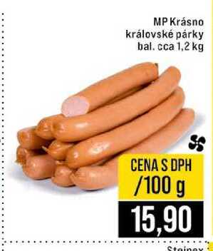 MP Krásno královské párky 100 g
