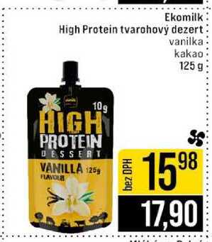 Ekomilk High Protein tvarohový dezert 125 g