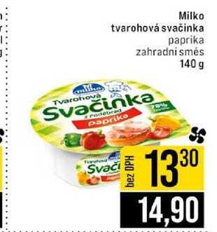Milko tvarohová svačinka 140 g 