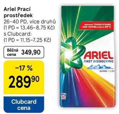 Ariel Prací prostředek, 26-40 PD, více druhů  