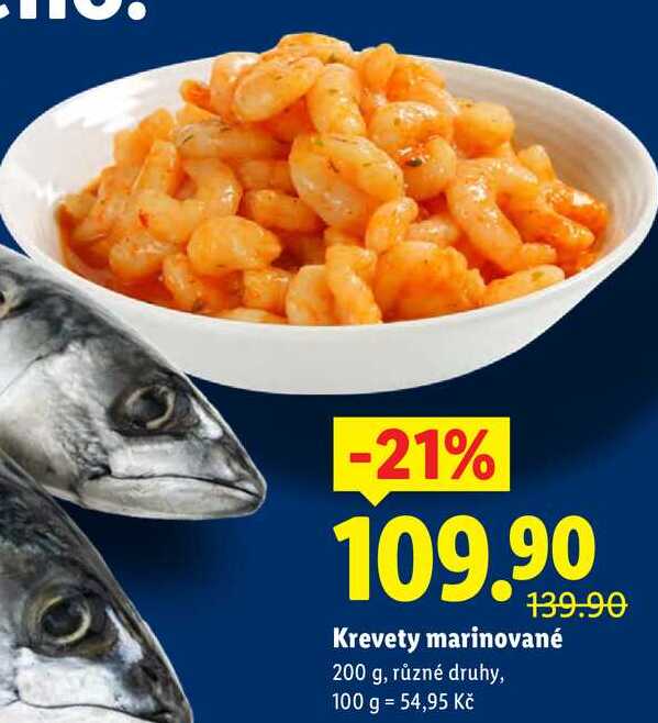 Krevety marinované, 200 g