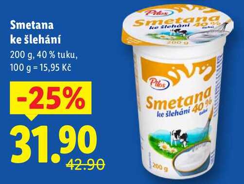 Smetana ke šlehání, 200 g