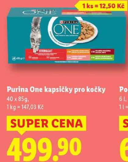 Purina One kapsičky pro kočky, 40x 85 g