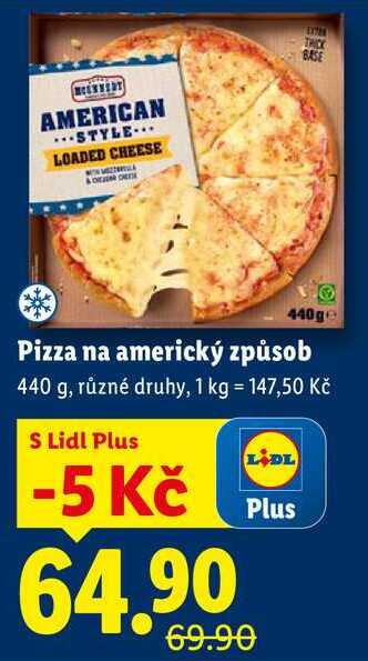 Pizza na americký způsob, 440 g