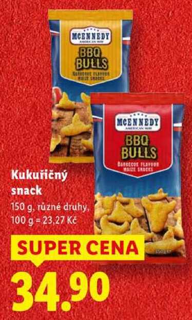 Kukuřičný snack, 150 g