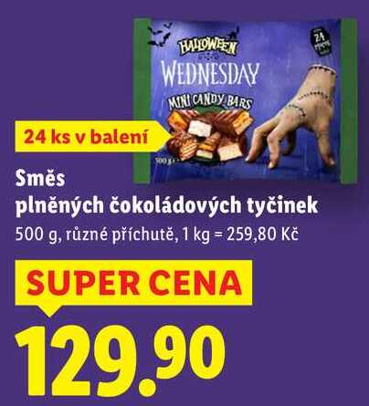 Směs plněných čokoládových tyčinek, 500 g