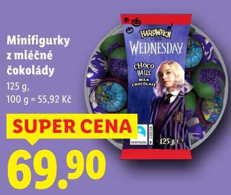 Minifigurky z mléčné čokolády, 125 g