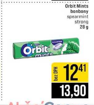Orbit Mints bonbony 28 g