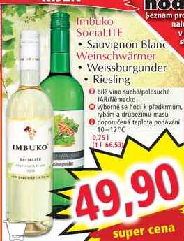 Imbuko SociaLITE, 0,75 l