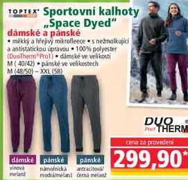 Sportovní kalhoty „Space Dyed"