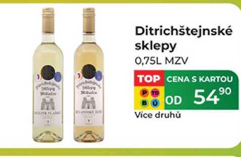 Ditrichštejnské sklepy 0,75L MZV  