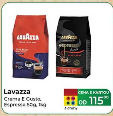 Lavazza Crema E Gusto, Espresso 50g,1kg 