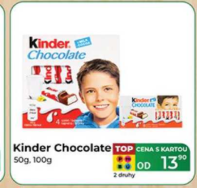 Kinder Chocolate 50g, 100g 