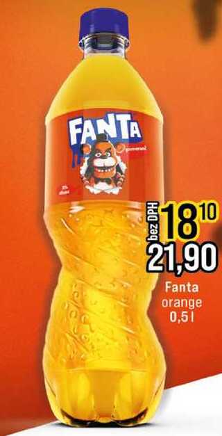 Fanta orange 0,5 l 