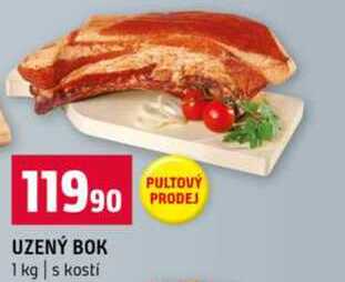 Uzený bok s kostí 1 kg 