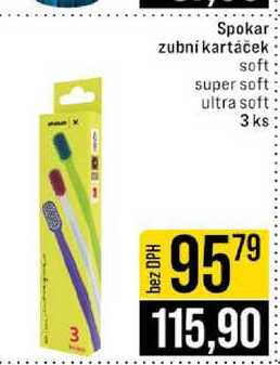Spokar zubní kartáček 3 ks