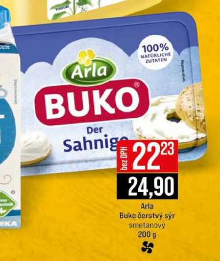 Arla Buko čerstvý sýr smetanový 200 g 