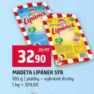 Madeta Lipánek sýr 100 g 