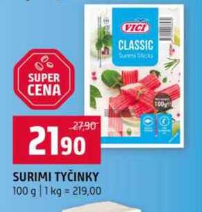 Surimi tyčinky 100 g 
