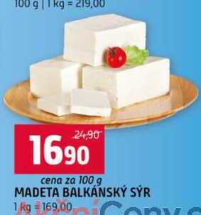 Madeta balkánský sýr 100 g 