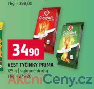 Vest tyčinky prima 125 g