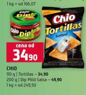 Chio Dip! omáčka 200g, vybrané druhy 