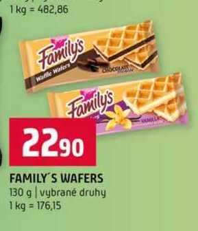 Family´s wafers 130 g 