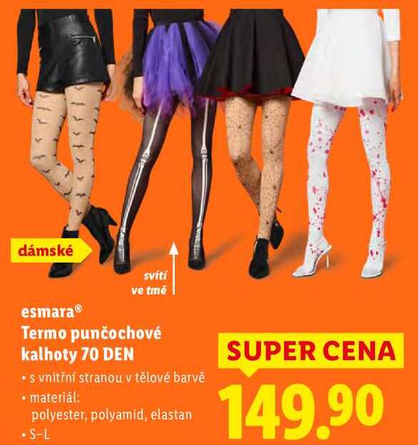 esmara Termo punčochové kalhoty 70 DEN 