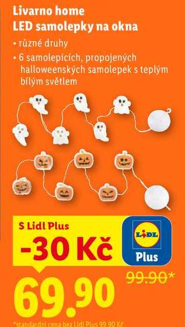Livarno home LED samolepky na okna 