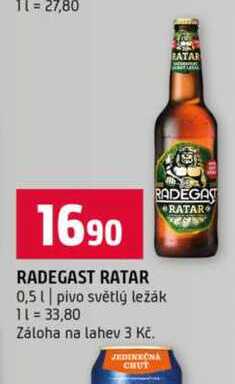 Radegast ratar 0,5 l