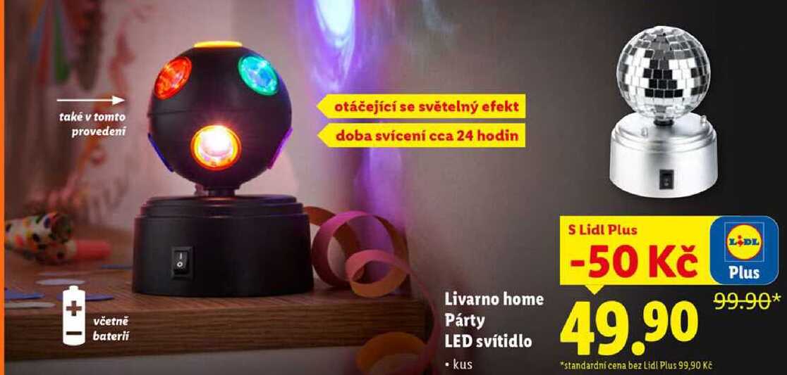 Livarno home Párty LED svítidlo 