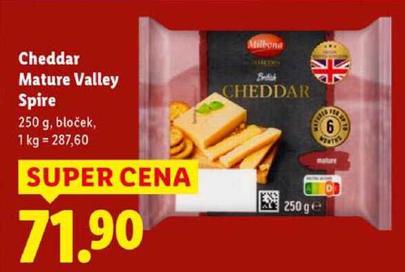 Cheddar Mature Valley Spire, 250 g