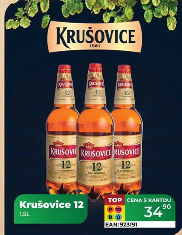 Krušovice 12 1,5 L v akci